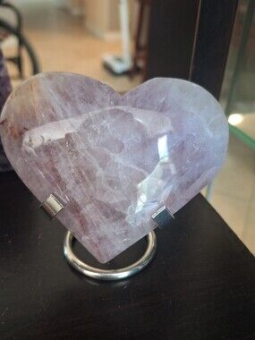 Mexican Lace Amethyst Heart